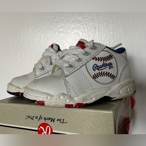 VINTAGE Rawlings Baseball Kids Sneakers
